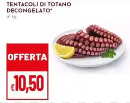 Pan Tentacoli di totano decongelato offerta