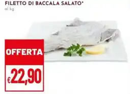 Pan Filetto di baccala salato offerta
