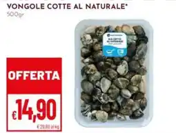 Pan Vongole cotte al naturale offerta
