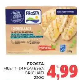 Eté Frosta filetti di platessa grigliati offerta