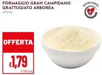 Pan Formaggio gran campidano grattugiato arborea offerta