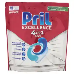 Coop DETERSIVO PER LAVASTOVIGLIE EXCELLENCE PREMIUM 4 IN 1 PRIL offerta