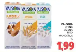 Eté Valsoia drink avena riso mandorla offerta
