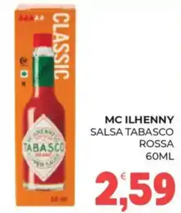 Eté Mc ilhenny salsa tabasco rossa offerta