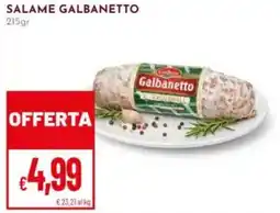 Pan Salame galbanetto offerta