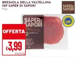Pan Bresaola della valtellina igp SAPER DI SAPORI offerta