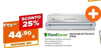 Expert Foodsaver macchina sottovuoto jf0100 offerta