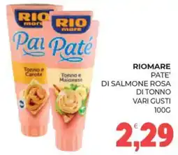 Eté Riomare pate' di salmone rosa di tonno offerta