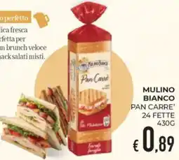 Eté Mulino bianco pan carre' 24 fette offerta