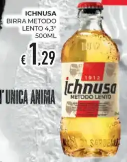 Eté Ichnusa birra metodo lento 4,3° offerta