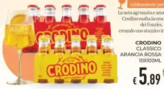 Eté Crodino classico arancia rossa offerta