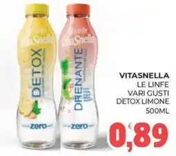 Eté Vitasnella le linfe detox limone offerta