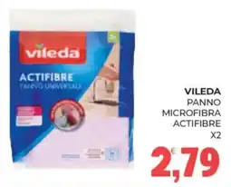 Eté Vileda panno microfibra actifibre x2 offerta