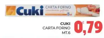 Eté Cuki carta forno offerta