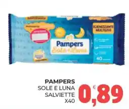 Eté Pampers sole e luna salviette x40 offerta