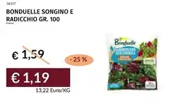 Prezzemolo e Vitale Bonduelle songino e radicchio offerta