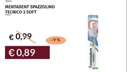 Prezzemolo e Vitale Mentadent spazzolino tecnico 3 soft offerta