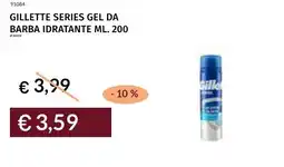 Prezzemolo e Vitale Gillette series gel da barba idratante offerta