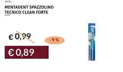 Prezzemolo e Vitale Mentadent spazzolino tecnico clean forte offerta