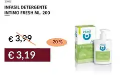 Prezzemolo e Vitale Infasil detergente intimo fresh offerta