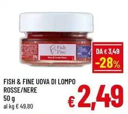 A&O Fish & fine uova di lompo rosse/nere offerta