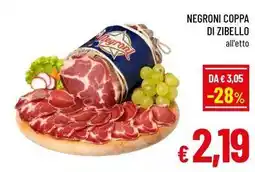 A&O Negroni coppa di zibello offerta