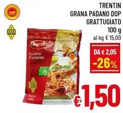 A&O Trentin grana padano dop grattugiato offerta