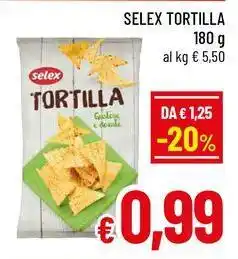 A&O Selex tortilla offerta