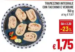 A&O Tramezzino integrale con tacchino e verdure offerta