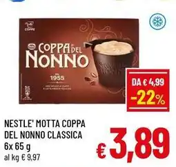 A&O Nestle' motta coppa del nonno classica offerta