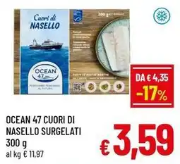 A&O Ocean 47 cuori di nasello surgelati offerta