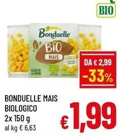 A&O Bonduelle mais biologico offerta