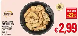 A&O Sfornamore cantucci con mandorle e cioccolato offerta