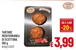 A&O Tartare mediterranea di scottona offerta