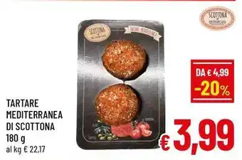 A&O Tartare mediterranea di scottona offerta