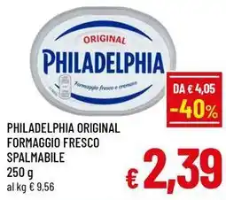 A&O Philadelphia original formaggio fresco spalmabile offerta