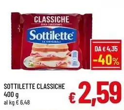 A&O Sottilette classiche offerta