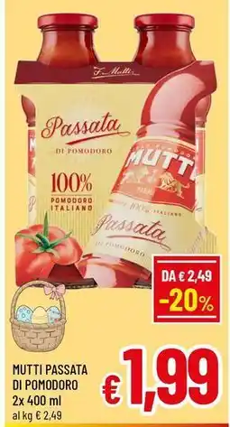 A&O Mutti passata di pomodoro offerta