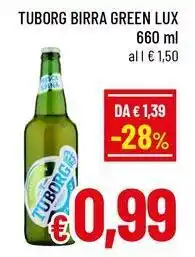 A&O Tuborg birra green lux offerta