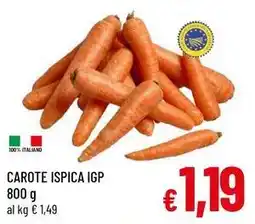 A&O Carote ispica igp offerta