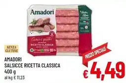 A&O Amadori salsicce ricetta classica offerta