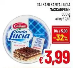 A&O Galbani santa lucia mascarpone offerta