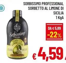 A&O Sorbissimo professional sorbetto al limone di sicilia offerta
