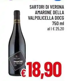 A&O Sartori di verona amarone della valpolicella docg offerta