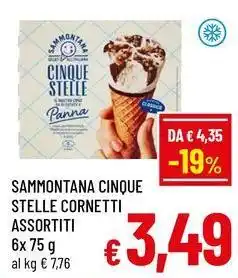 A&O Sammontana cinque stelle cornetti offerta