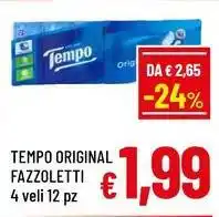 A&O Tempo original fazzoletti offerta