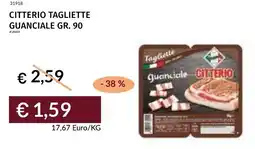 Prezzemolo e Vitale Citterio tagliette guanciale offerta