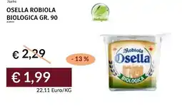 Prezzemolo e Vitale Osella robiola biologica offerta