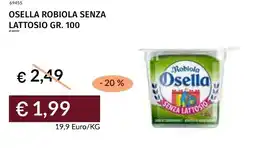 Prezzemolo e Vitale Osella robiola senza lattosio offerta