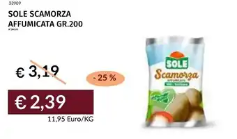 Prezzemolo e Vitale Sole scamorza affumicata offerta